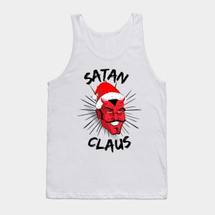 Satan Claus Christmas Sweater Tank Top